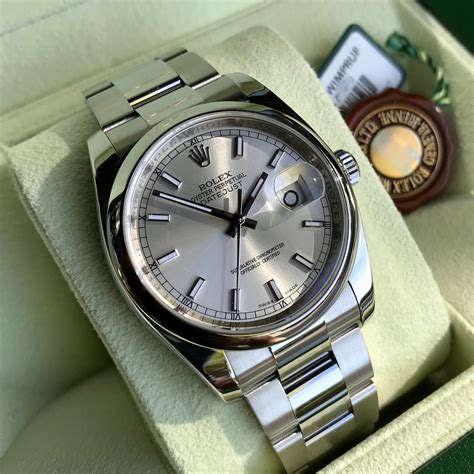 rolex 116200 silver deco|rolex datejust 116200 price.